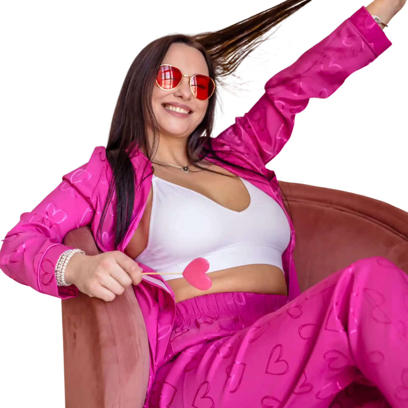 Modelo alternativa con cabello azul para OnlyFans Chile representada por Agencia OFM
